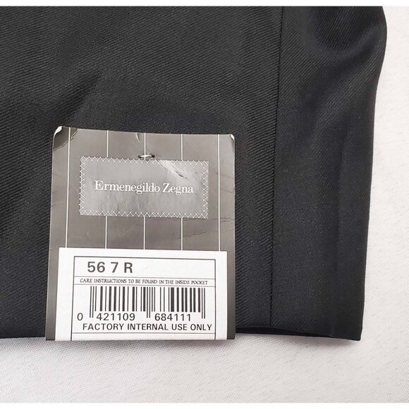 Ermenegildo Zegna Mens One Button Evening Jacket Black Formal Tuxedo Blazer NWT - Picture 7 of 8